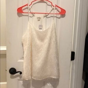 J Crew Fringe Cami with hints of Sparkle